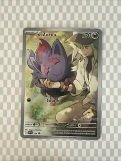 N's Zorua - 189 (Pokemon Center Exclusive) 189 Sv: Scarlet & Violet Promo Cards - Image 1