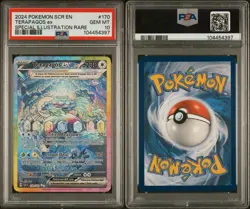 2024 Pokemon Stellar Crown Terapagos EX 170/142 Special Illustration Rare PSA 10 - Image 2