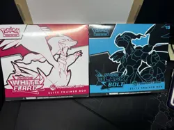 Pokemon Black Bolt & White Flare Pokemon Center Elite Trainer Box ETB Set of 2 - Image 1