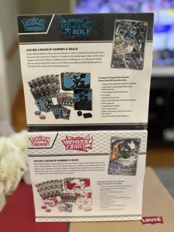 Pokemon Black Bolt & White Flare Pokemon Center Elite Trainer Box ETB Set of 2 - Image 3