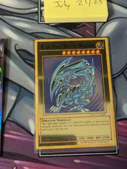 Yugioh Metal Card - Blue Eyes White Dragon - Image 1