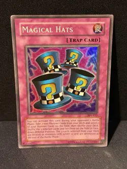 Yugioh Pharoah's Servant Magical Hats #PSV-033 Original Print Vintage - Image 1
