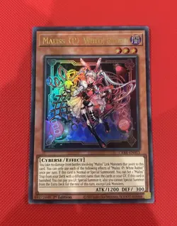 Yugioh CRBR-EN015 Maliss (P) White Rabbit : Ultra Rare Card 1st Edition - Image 1