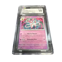 CGC 10 GEM MINT Sylveon SVP172 COSMOS HOLO PROMO SVP 172 Pokemon Card - Image 1