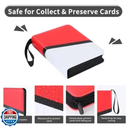 Zettokete Trading Card Binder 9 Pocket with 50 Removable Sleeves, 900 Pockets - Image 3