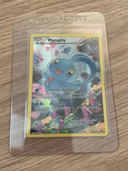Manaphy XY113 Black Star Promo Full Art Pokemon Card XY Generations - Image 1