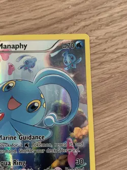 Manaphy XY113 Black Star Promo Full Art Pokemon Card XY Generations - Image 4