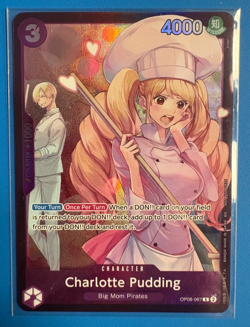 One Piece Card Game - Charlotte Pudding OP08-067 Store Treasure Cup Winner Promo - Image 1