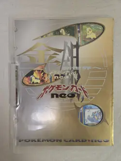 Pokemon Neo Genesis Promo Card Binder - Japanese Folder - Mint Condition Cards - Image 2