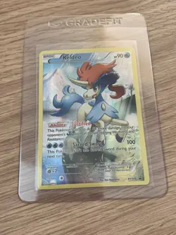 Pokemon Card - Keldeo XY118 - Black Star Promo Full Art Holo - Image 1
