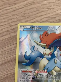 Pokemon Card - Keldeo XY118 - Black Star Promo Full Art Holo - Image 3