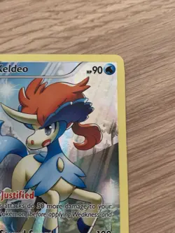 Pokemon Card - Keldeo XY118 - Black Star Promo Full Art Holo - Image 4