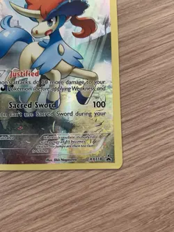 Pokemon Card - Keldeo XY118 - Black Star Promo Full Art Holo - Image 5
