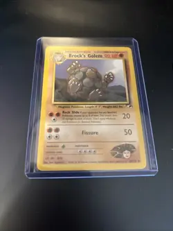 Pokemon TCG 2000 Gym Heroes Set: Brock’s Golem 20/132 Non-Holo Rare Card - LP - Image 1