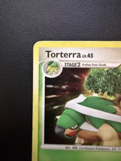 Pokemon TCG Torterra Holo Rare Card 17/130 Diamond and Pearl Base Set MP 17/130 - Image 2