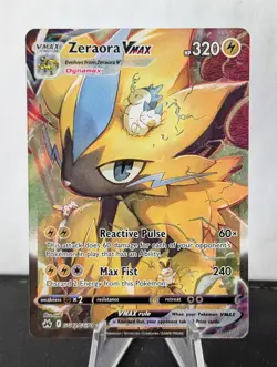 Zeraora VMAX Crown Zenith: Galarian Gallery #GG42/GG70 Pokemon Card TCG - Image 1