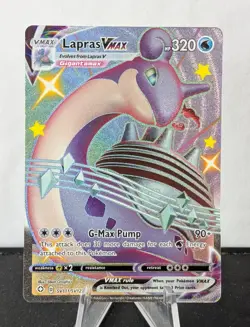 Lapras VMAX SWSH01: Sword & Shield Base Set #050/202 Pokemon Card TCG - Image 1