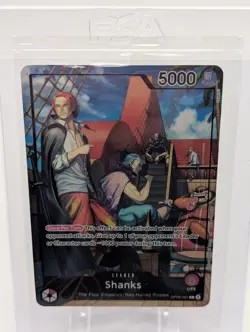 One Piece SHANKS OP09-001 - Promo Card PSA July 2025 SEALED - Image 1