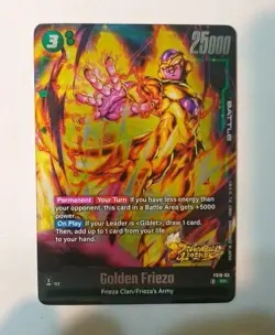 Golden Frieza FS10-03 SR Dragon Ball Legends Card - Image 1