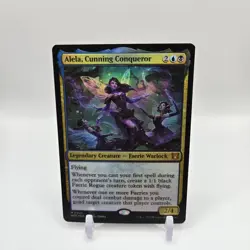 Alela, Cunning Conqueror *FOIL* Wilds of Eldraine Commander 0003 NM MTG - Image 1
