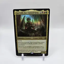 Korvold, Fae-Cursed King Throne of Eldraine Foil NM MTG #329 - Image 1