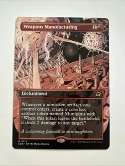 Weapons Manufacturing - Extended Art EOE NM MTG-311- In Hand - Image 1