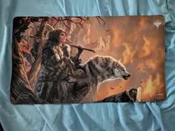 MTG Ultra Pro Playmat Huntmaster of the Fells 27/600 Double Sided Magic Magali - Image 1