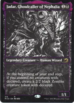 MTG: Innistrad: Midnight Hunt: Showcase Jadar, Ghoulcaller of Nephalia: LP Con - Image 1