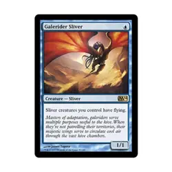 WOTC MtG M14 Galerider Sliver (R) EX - Image 1