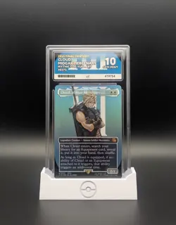 MTG Cloud, Midgar Mercenary 0375 -Mythic Foil Borderless - Ace Label Gem Mint 10 - Image 1