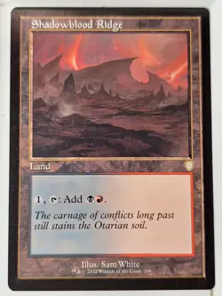 Shadowblood Ridge - Retro Frame - The Brothers' War - Magic the Gathering MTG - Image 1