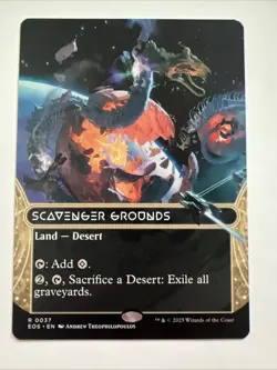 Scavenger Grounds (#37) - Extended Art EOS NM MTG- In Hand - Image 1