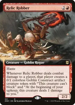 MTG Singles: Relic Robber (Extended Art) - Zendikar Rising (ZNR) - NM - Image 1