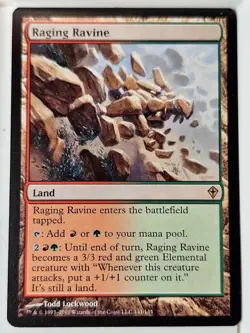 Raging Ravine - Worldwake - Magic the Gathering MTG Nice! - Image 1