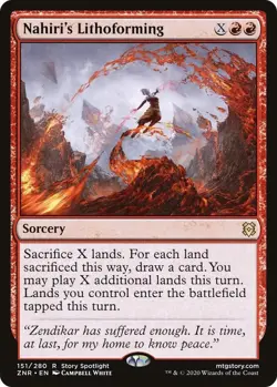 MTG Singles: Nahiri's Lithoforming - Zendikar Rising (ZNR) - NM - Image 1