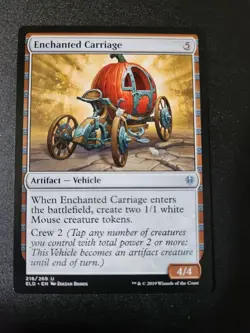MTG Enchanted Carriage Throne of Eldraine Uncommon NM/M - Image 1
