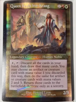 Queen Kayla bin-Kroog - FOIL RETRO FRAME - Magic the Gathering MTG Nice! - Image 1
