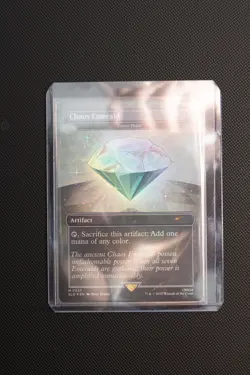Chaos Emerald (7037) White Foil - Lotus Petal - Sonic Secret Lair - Magic MTG NM - Image 2