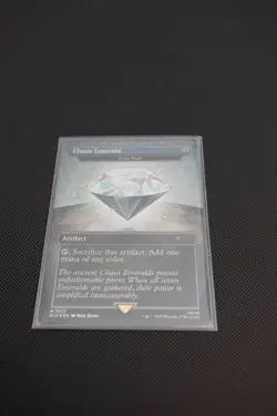 Chaos Emerald (7037) White Foil - Lotus Petal - Sonic Secret Lair - Magic MTG NM - Image 3