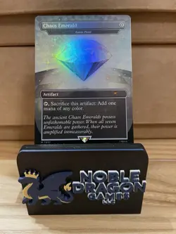Chaos Emerald (7037) White Foil - Lotus Petal - Sonic Secret Lair - Magic MTG NM - Image 1