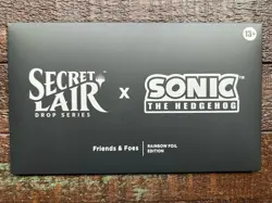 Secret Lair x Sonic: Friends & Foes Foil SEALED MTG In Hand Magic The Gathering - Image 1