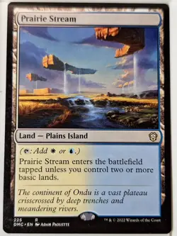 Prairie Stream - Commander: Dominaria United - Magic the Gathering MTG Nice! - Image 1