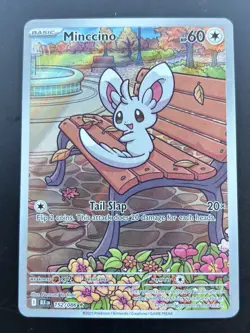 POKEMON TCG Black Bolt MINCCINO IR 152/086 & CINCCINO IR 153/086 Cards - Image 2