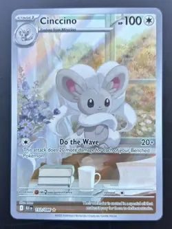 POKEMON TCG Black Bolt MINCCINO IR 152/086 & CINCCINO IR 153/086 Cards - Image 4