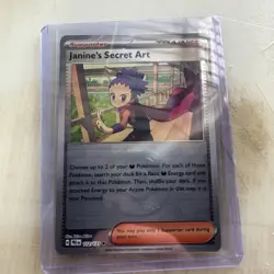 Janine's Secret Art 112/131 Poke Ball Pokemon Prismatic Evolutions - Image 1