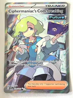 Ciphermaniac’s Codebreaking 198/162 Ultra Rare Temporal Forces Pokemon Near Mint - Image 1