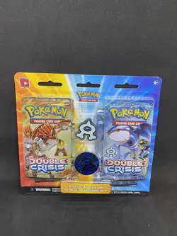 Pokemon - Double Crisis Blister Pack - Team Aqua Pin - XY Brand New Sealed!!! - Image 1