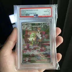2023 POKEMON SVI EN-SCARLET & VIOLET 212 KIRLIA ILLUSTRATION RARE PSA 10 - Image 1