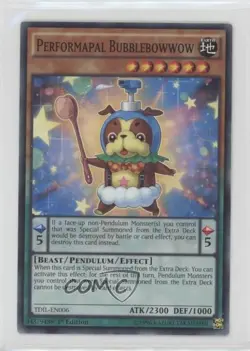 Performapal Bubblebowwow 1st Ed. YuGiOh The Dark Illusion #TDIL-EN006 0yj1 - Image 1