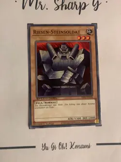 GIANT STONE SOLDIER - 1st MINTAGE SS04-DEA08 GERMAN Yu-Gi-Oh! CARD COMMON KONAMI - Image 4